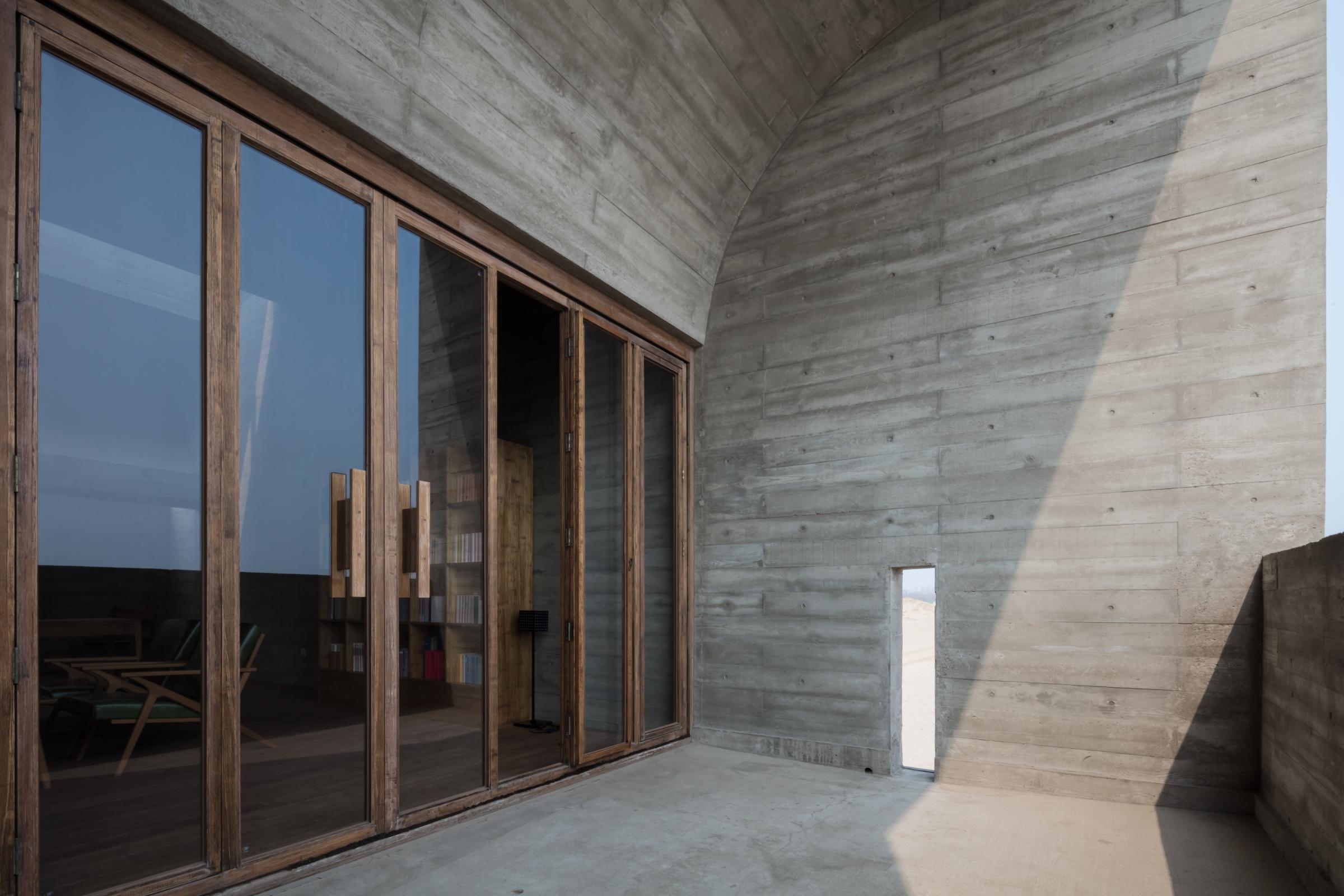 Photograph of Seashore Library, designed by Vector Architects and located in Beidaihe, China
