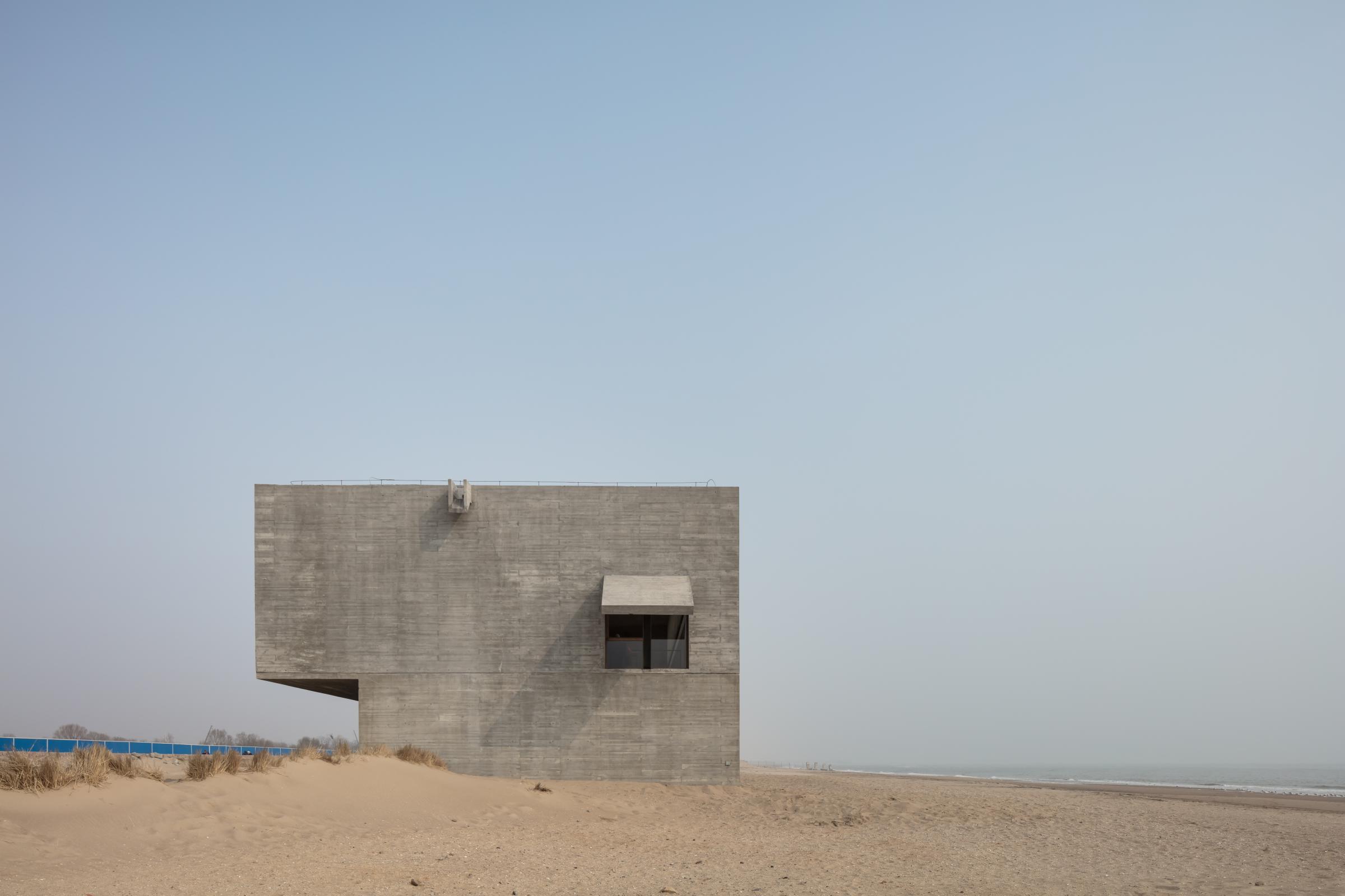 Photograph of Seashore Library, designed by Vector Architects and located in Beidaihe, China