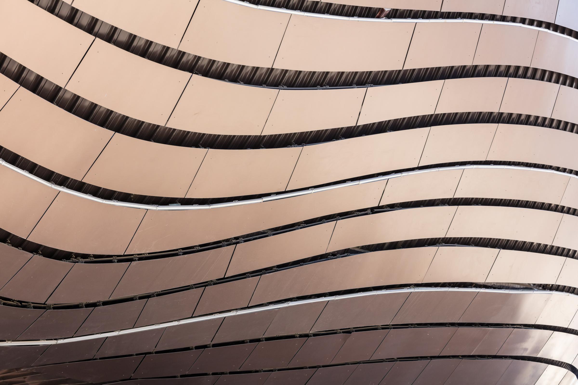 Photograph of Ordos Museum, designed by MAD Architects and located in Ordos, China