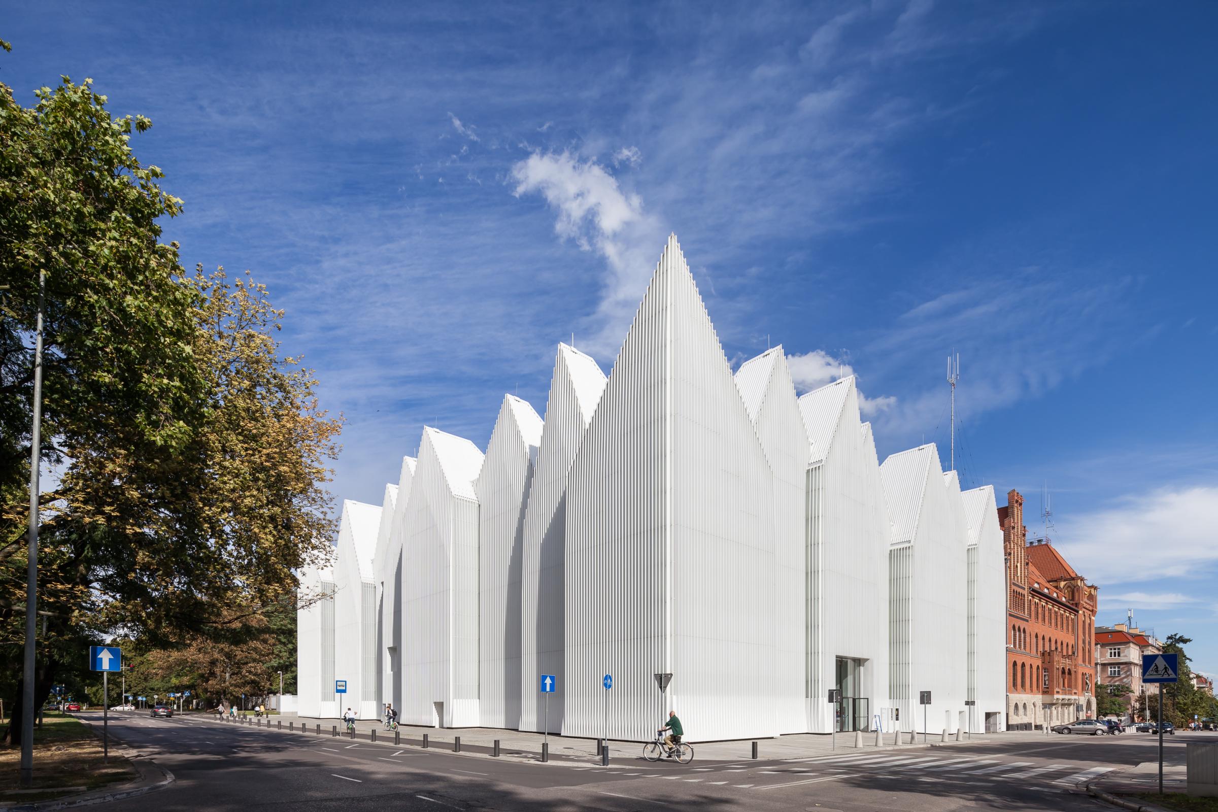 Photograph of Szczecin Philharmonic Hall, designed by Estudio Barozzi Veiga and located in Szczecin, Poland