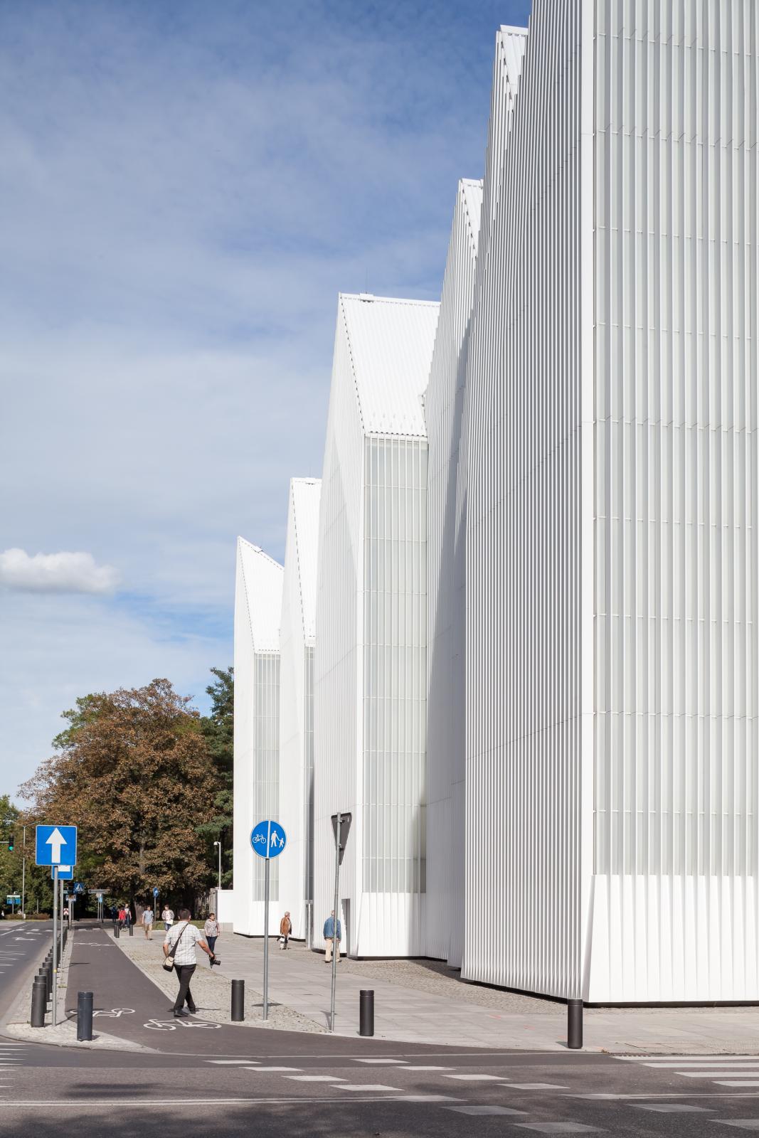 Photograph of Szczecin Philharmonic Hall, designed by Estudio Barozzi Veiga and located in Szczecin, Poland
