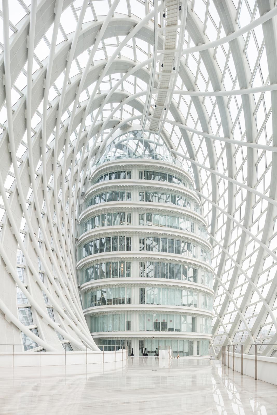 Photograph of Phoenix International Media Center, designed by BIAD UFo and located in Beijing, China