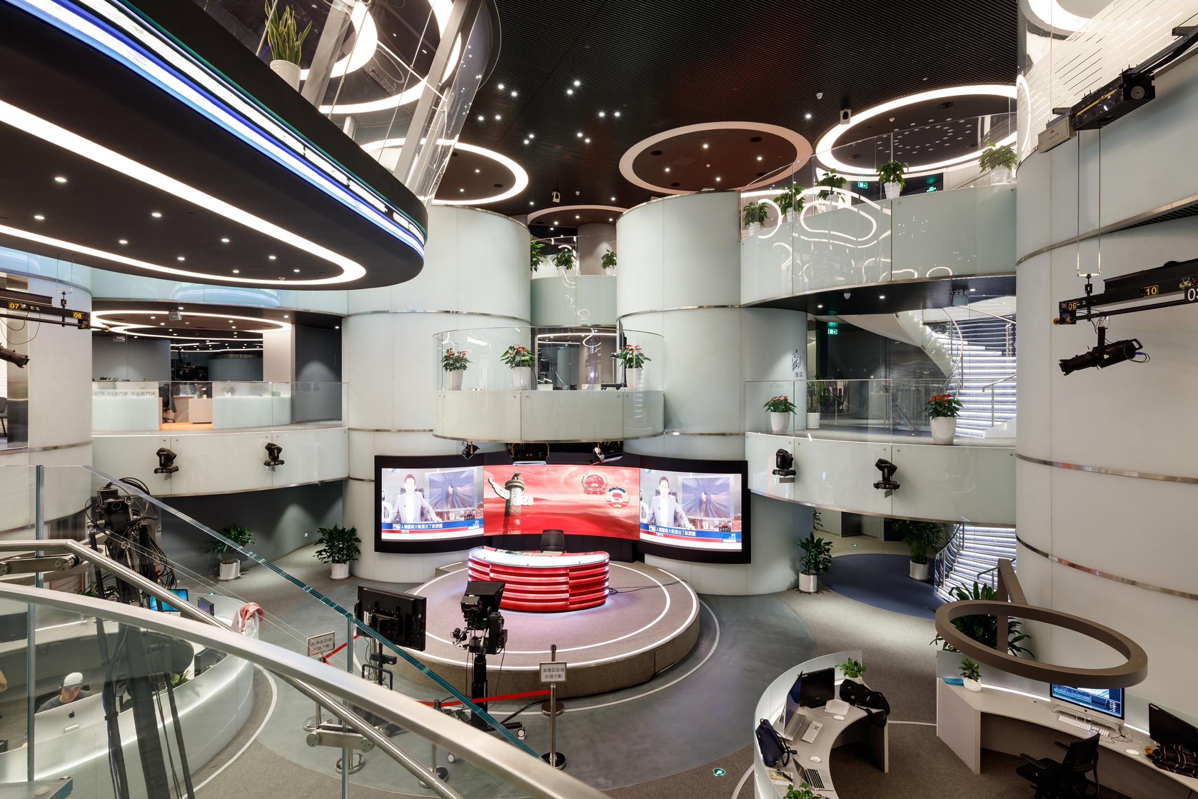 Photograph of Phoenix International Media Center, designed by BIAD UFo and located in Beijing, China