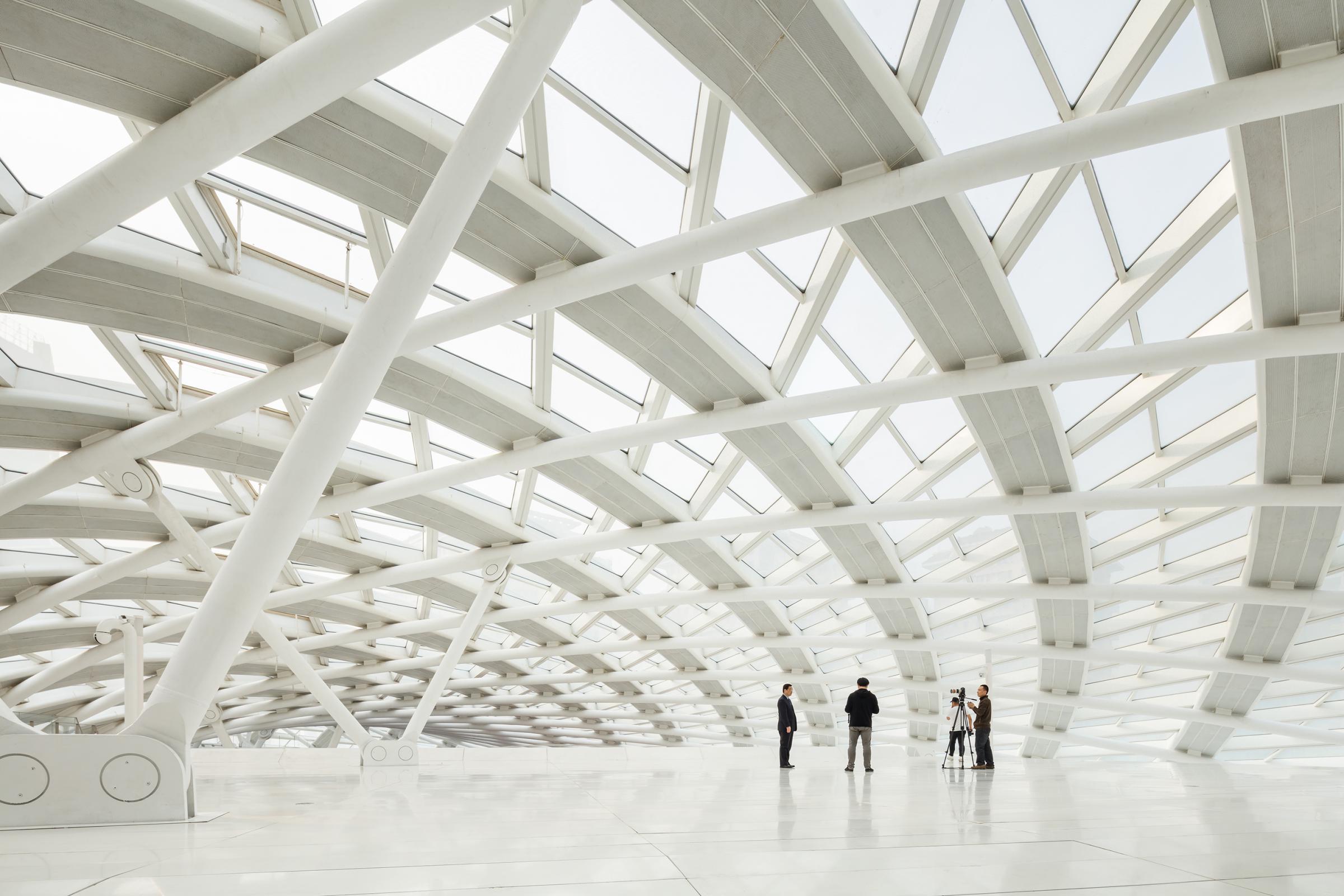 Photograph of Phoenix International Media Center, designed by BIAD UFo and located in Beijing, China