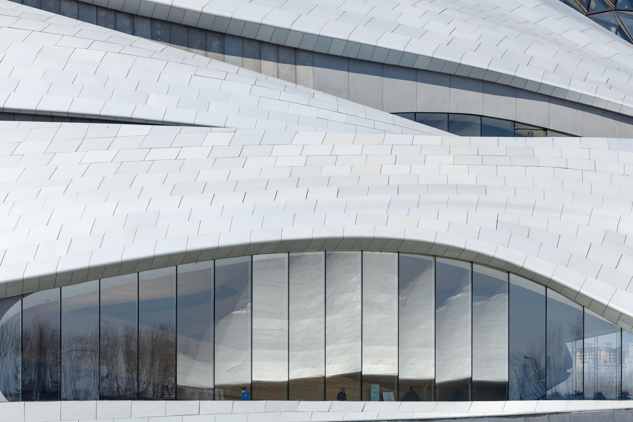 Photograph of Harbin Opera House, designed by MAD Architects and located in Harbin, China