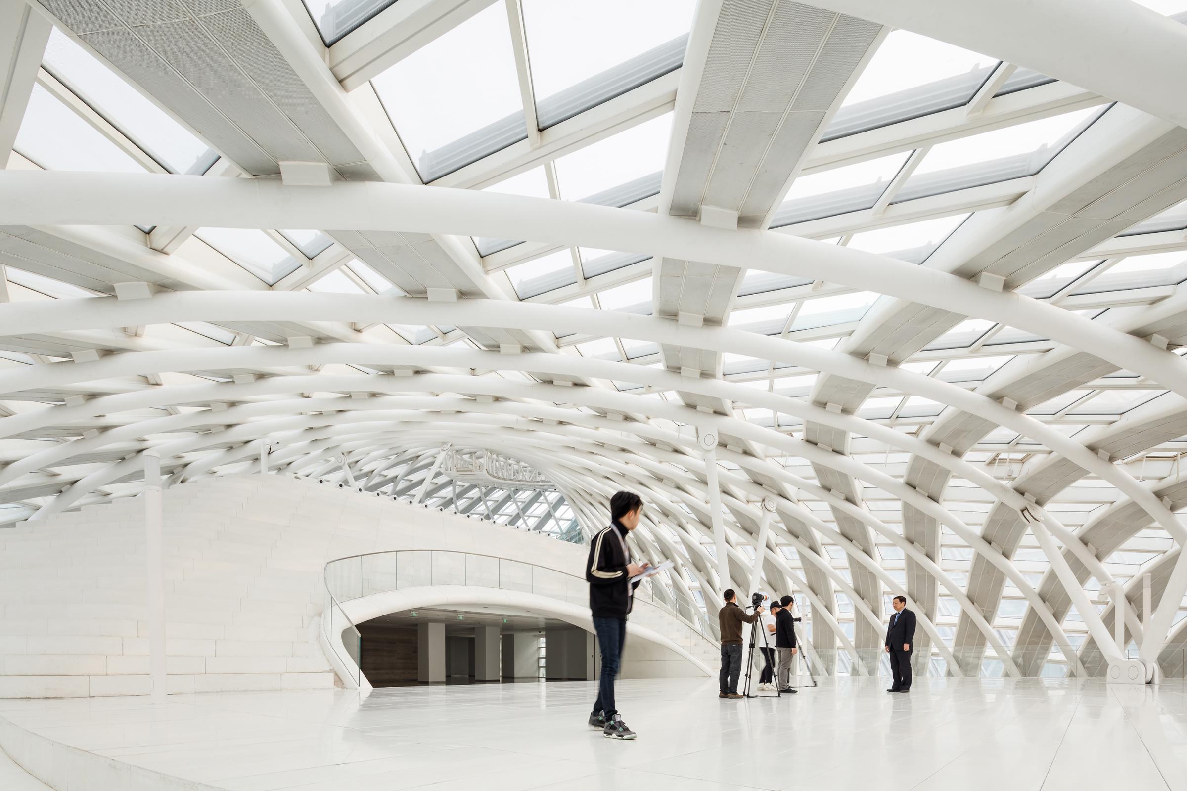 Photograph of Phoenix International Media Center, designed by BIAD UFo and located in Beijing, China