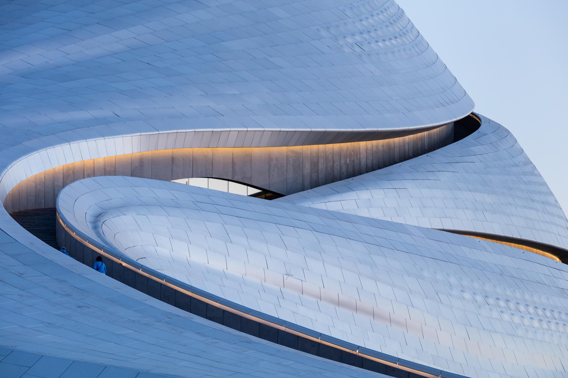 Photograph of Harbin Opera House, designed by MAD Architects and located in Harbin, China