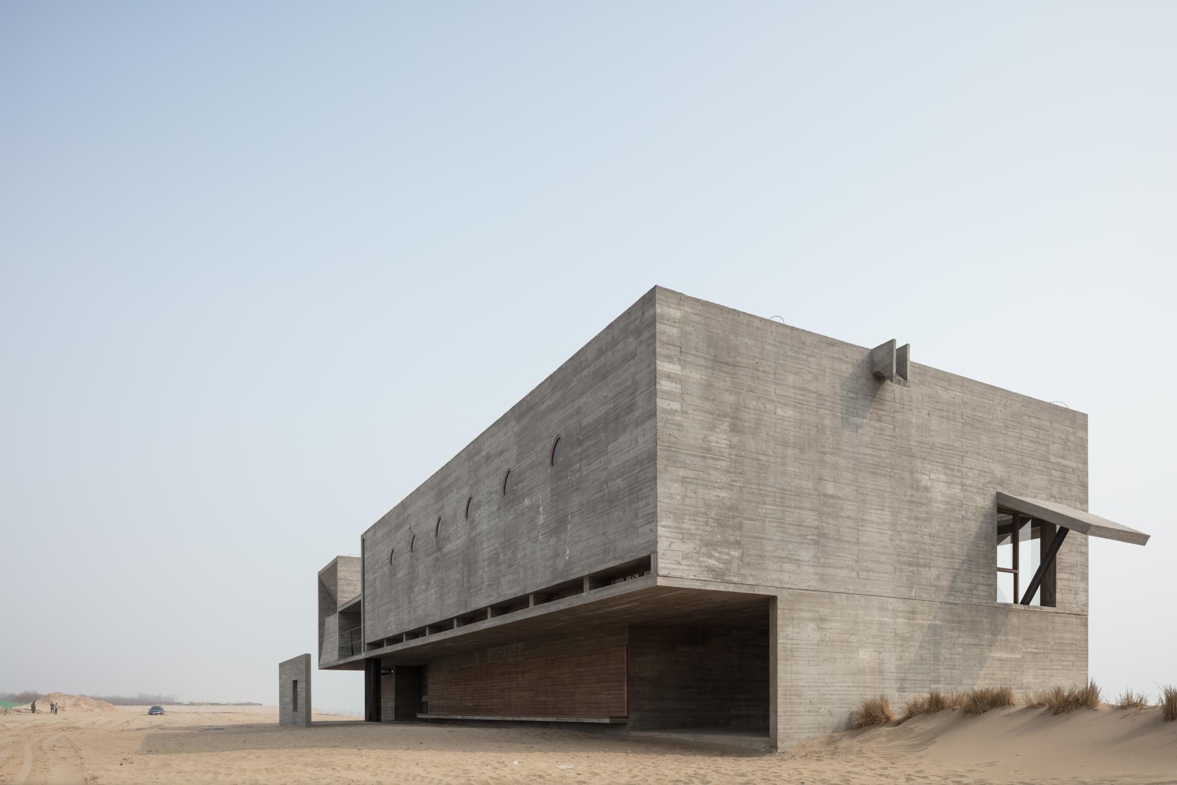 Photograph of Seashore Library, designed by Vector Architects and located in Beidaihe, China