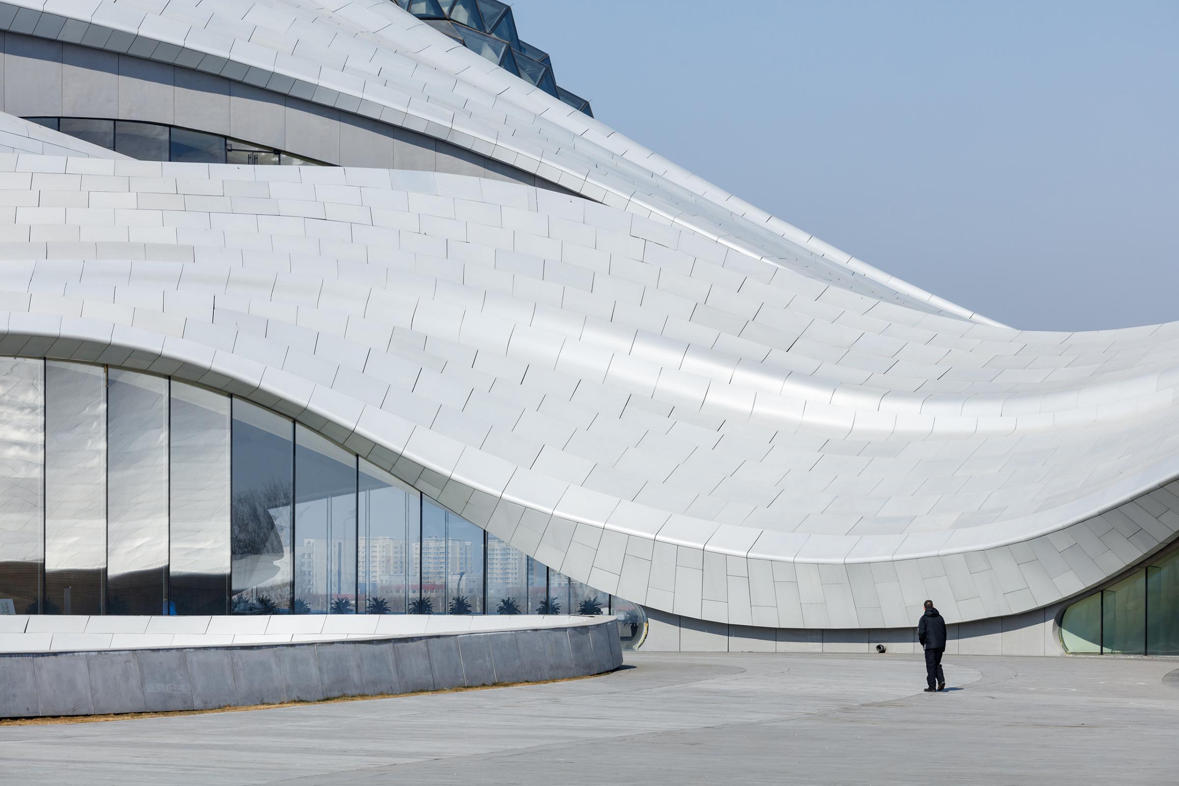 Photograph of Harbin Opera House, designed by MAD Architects and located in Harbin, China