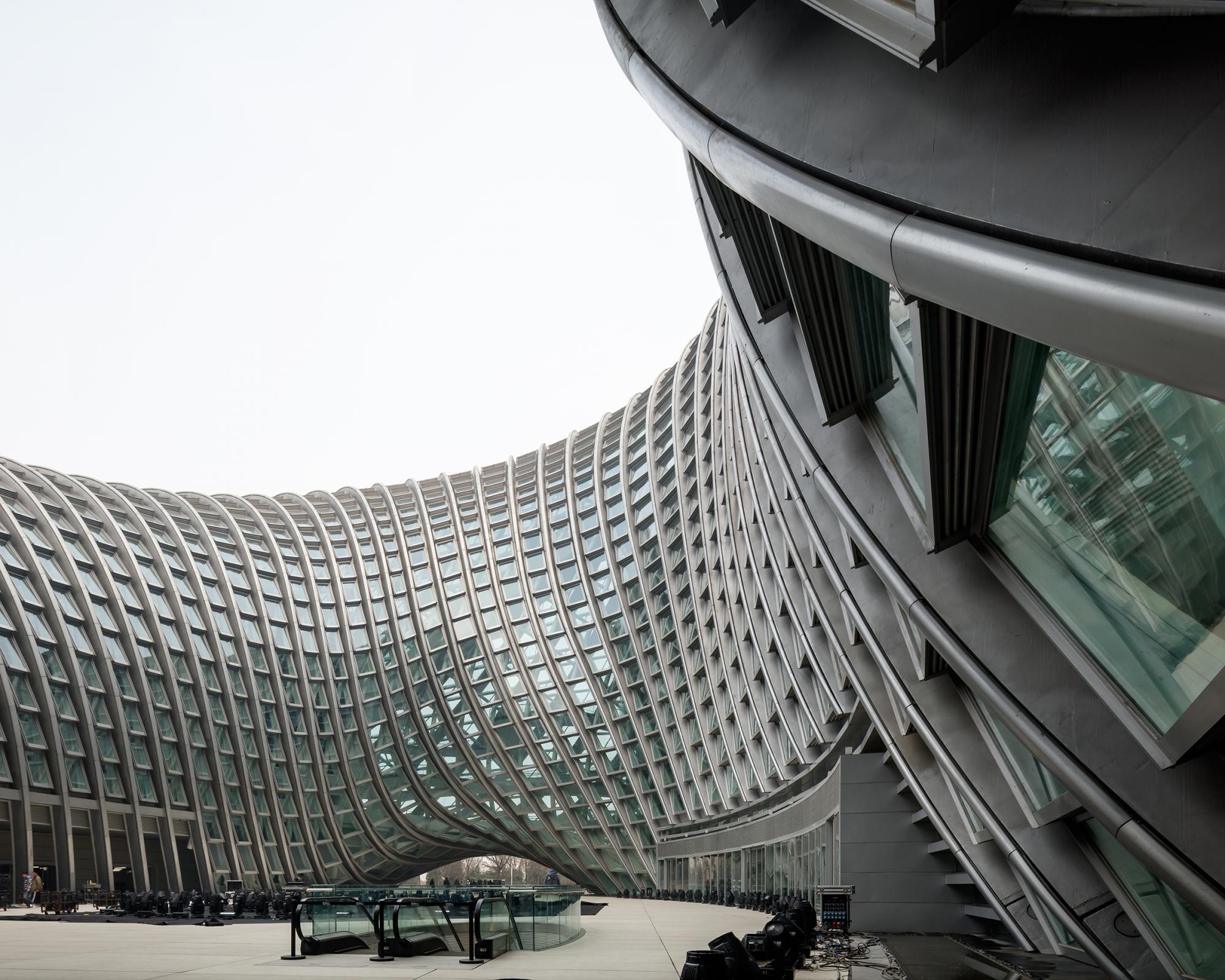 Photograph of Phoenix International Media Center, designed by BIAD UFo and located in Beijing, China