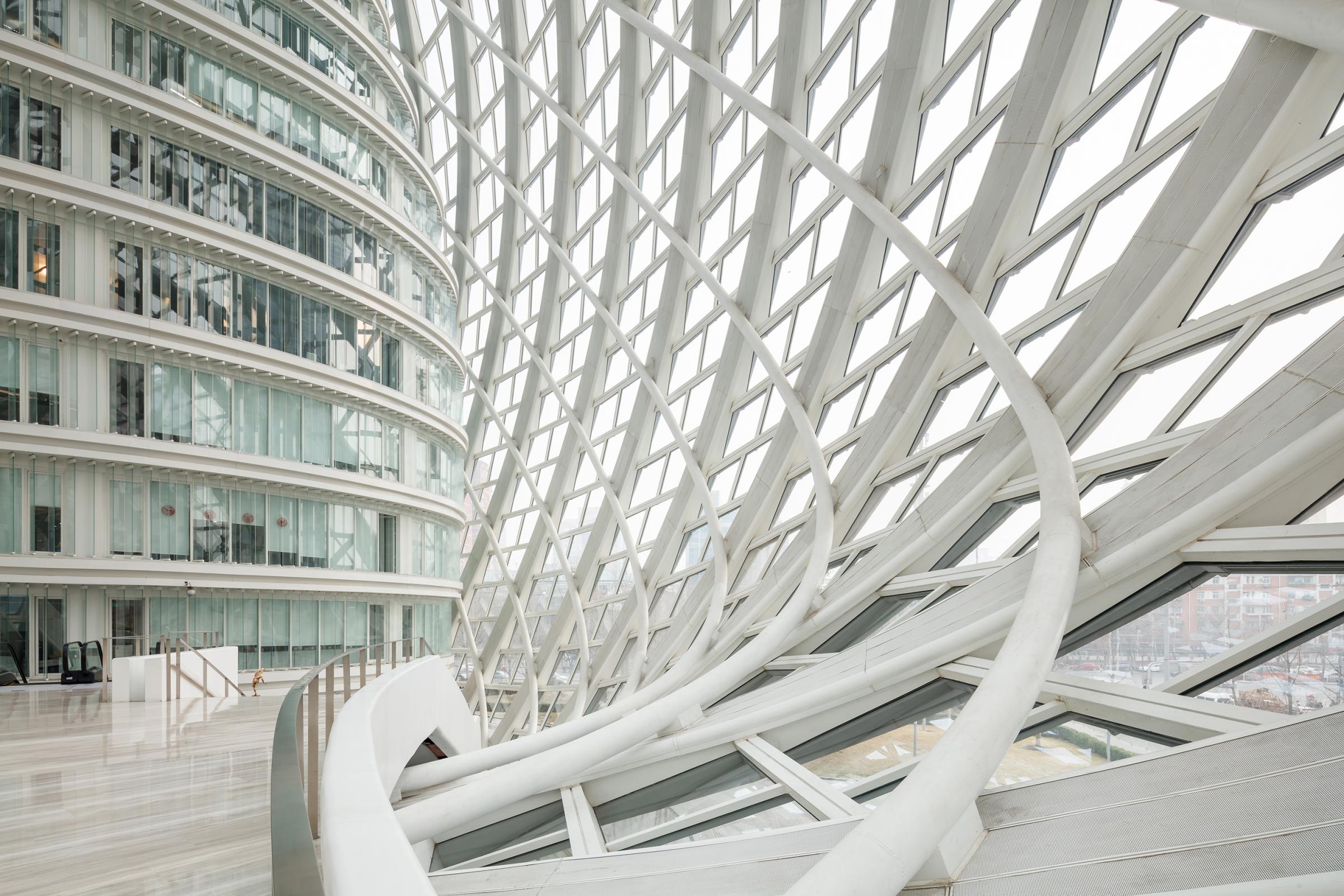 Photograph of Phoenix International Media Center, designed by BIAD UFo and located in Beijing, China