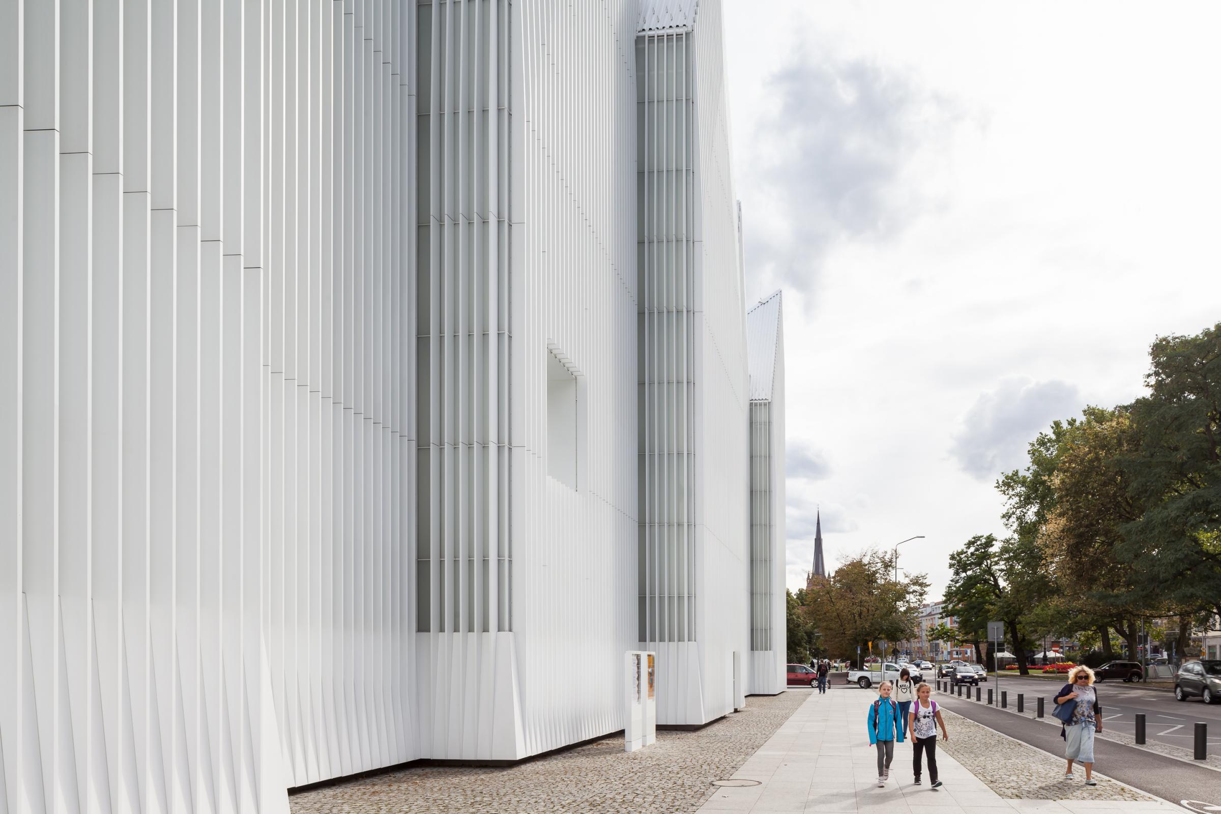 Photograph of Szczecin Philharmonic Hall, designed by Estudio Barozzi Veiga and located in Szczecin, Poland