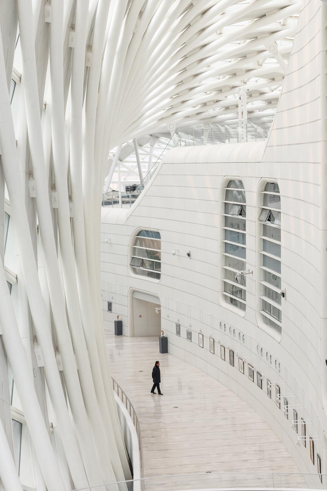 Photograph of Phoenix International Media Center, designed by BIAD UFo and located in Beijing, China