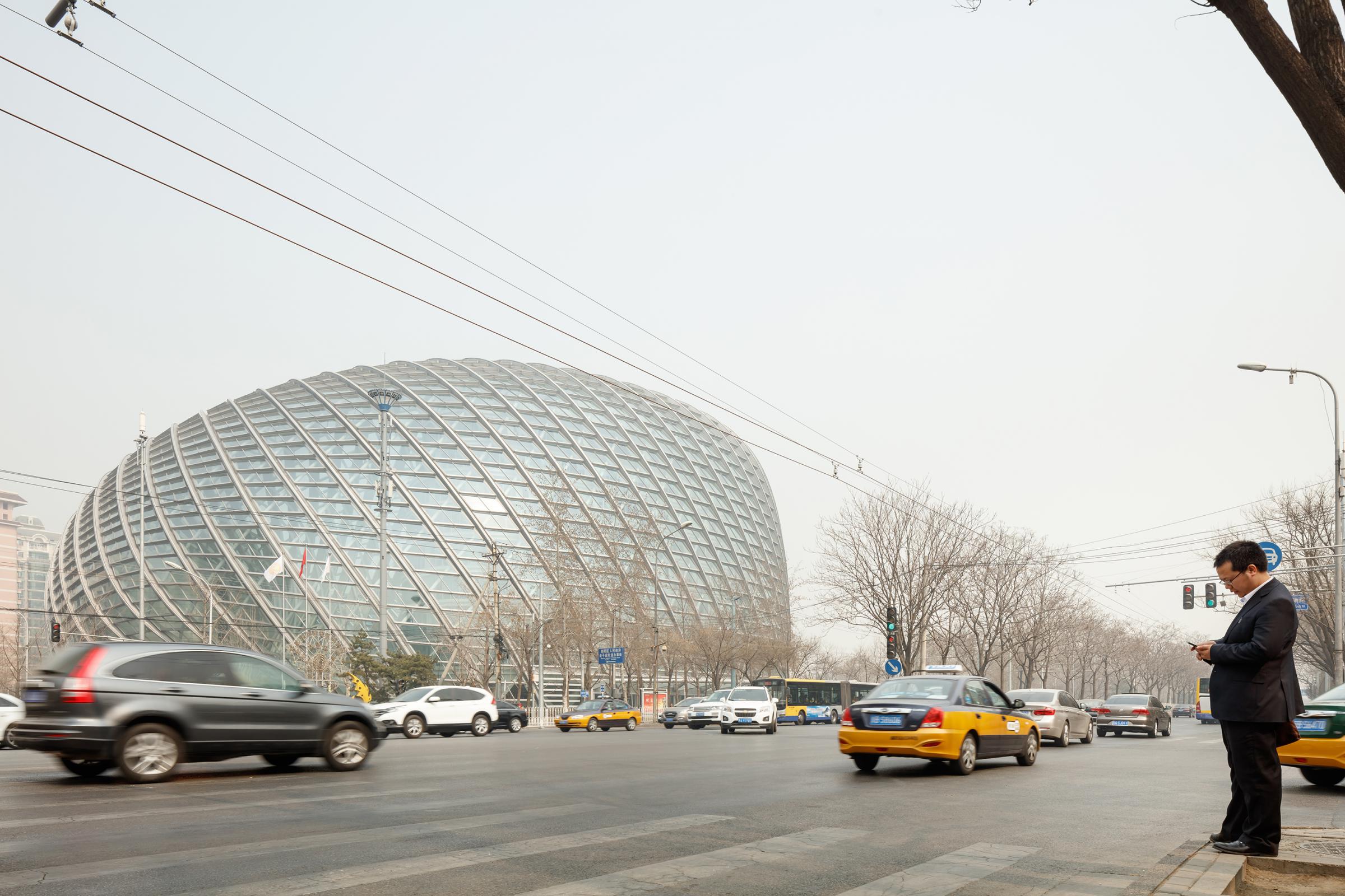 Photograph of Phoenix International Media Center, designed by BIAD UFo and located in Beijing, China