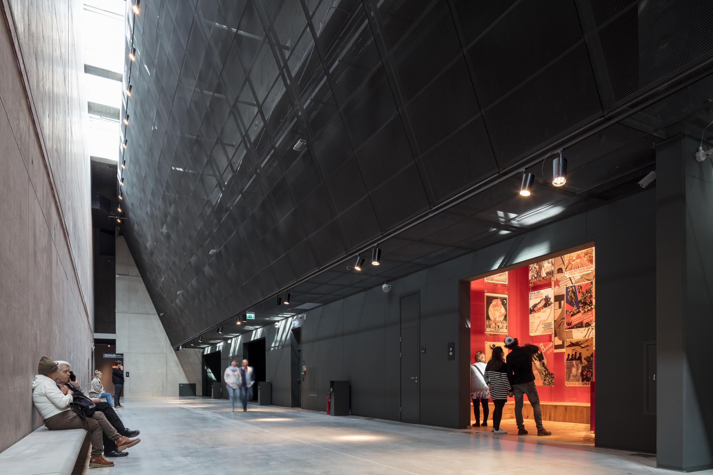 Photograph of Museum of the Second World War, designed by Kwadrat Studio Architektoniczne and located in Gdańsk, Poland