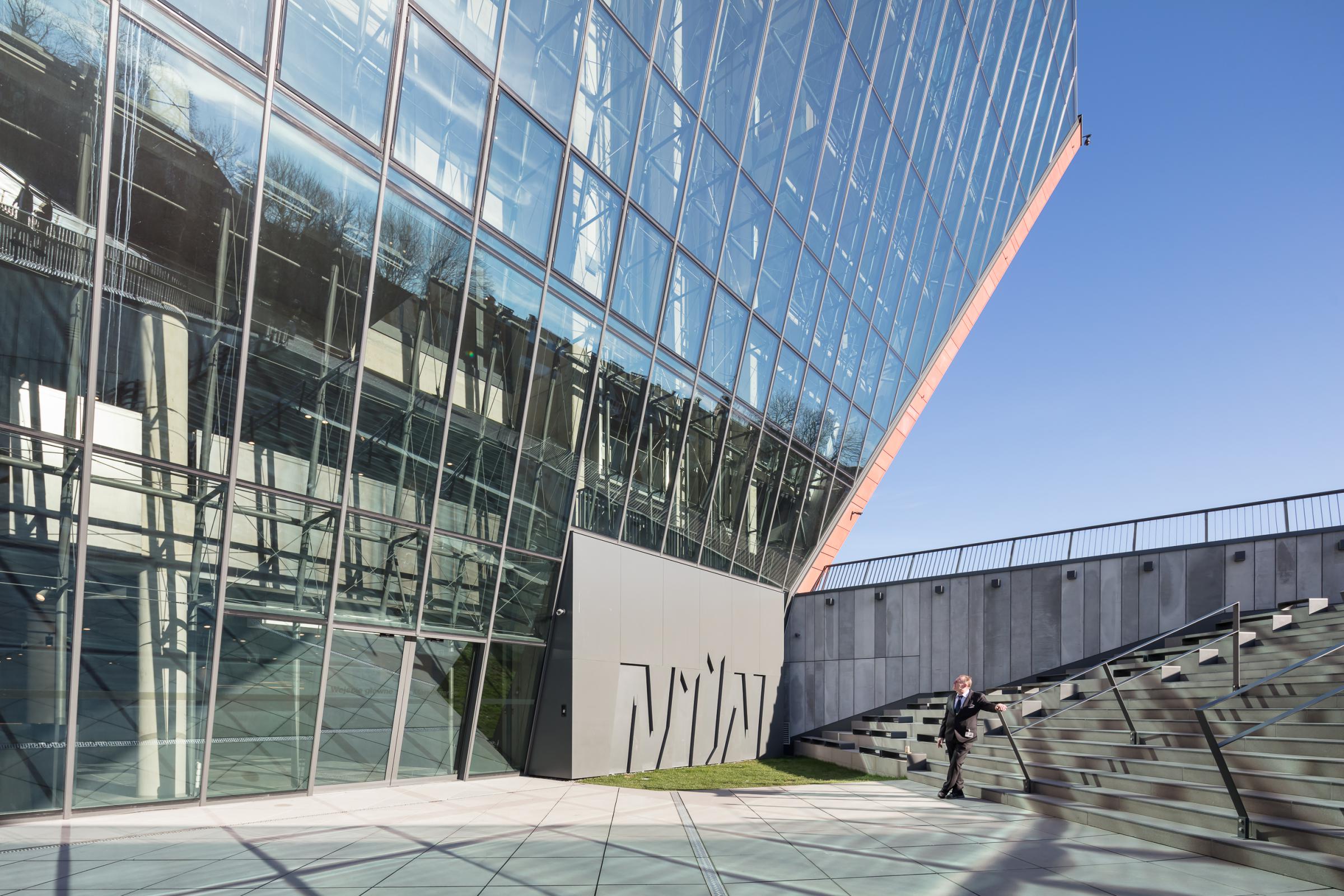 Photograph of Museum of the Second World War, designed by Kwadrat Studio Architektoniczne and located in Gdańsk, Poland