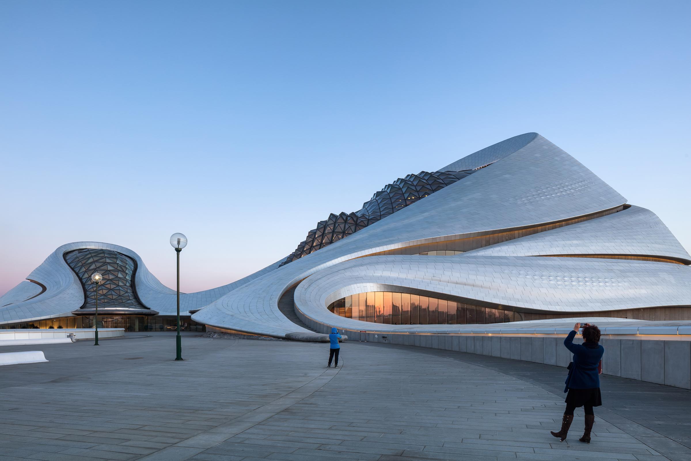Photograph of Harbin Opera House, designed by MAD Architects and located in Harbin, China