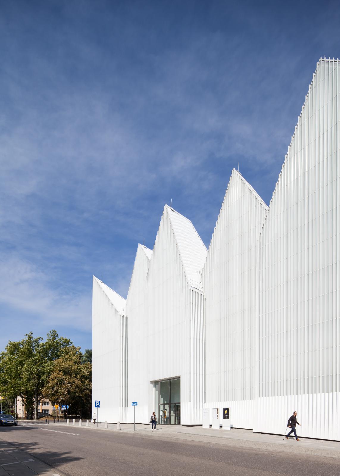 Photograph of Szczecin Philharmonic Hall, designed by Estudio Barozzi Veiga and located in Szczecin, Poland