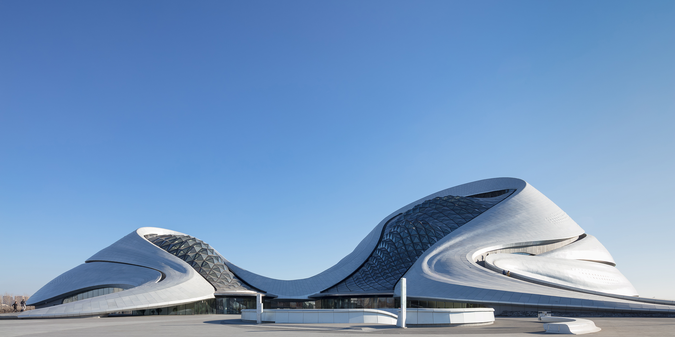 Photograph of Harbin Opera House, designed by MAD Architects and located in Harbin, China
