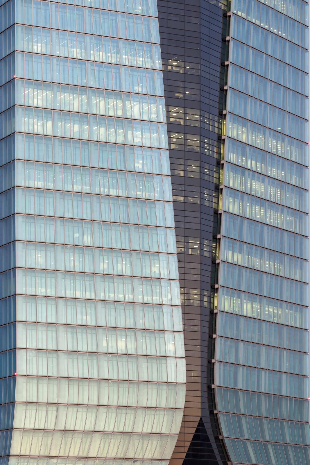 Photograph of CMA CGM Headquarters, designed by Zaha Hadid Architects and located in Marseille, France