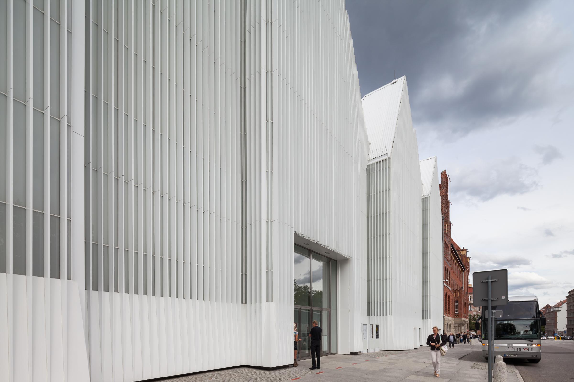 Photograph of Szczecin Philharmonic Hall, designed by Estudio Barozzi Veiga and located in Szczecin, Poland