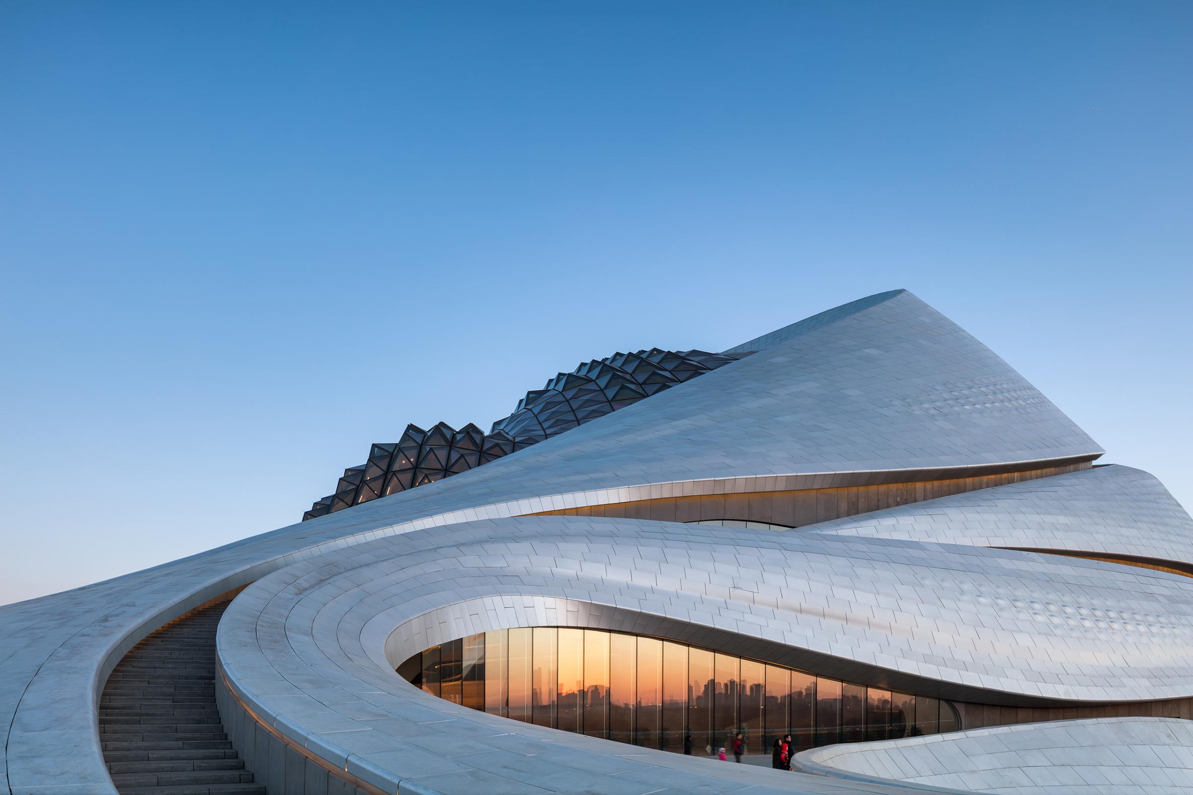 Photograph of Harbin Opera House, designed by MAD Architects and located in Harbin, China