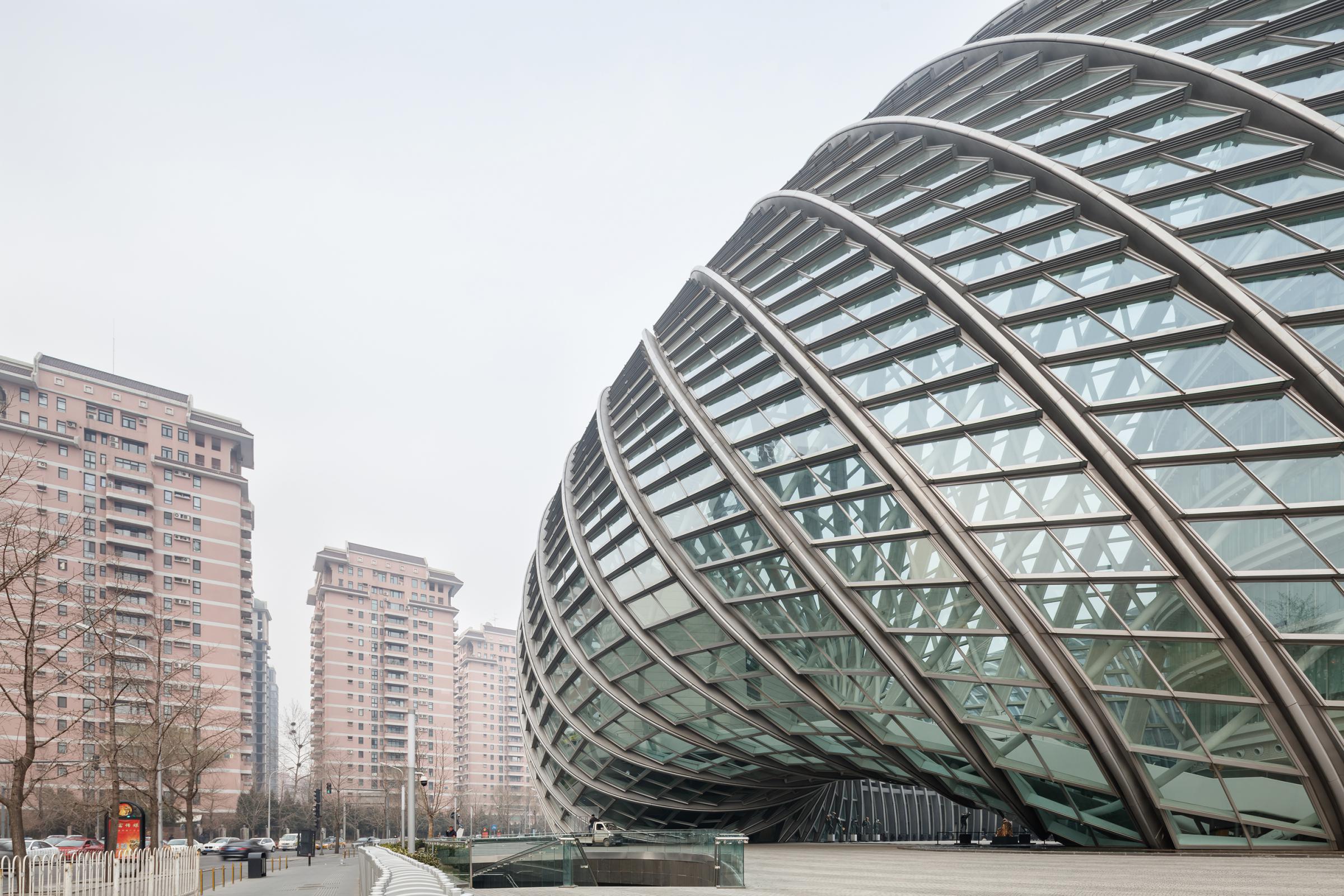 Photograph of Phoenix International Media Center, designed by BIAD UFo and located in Beijing, China