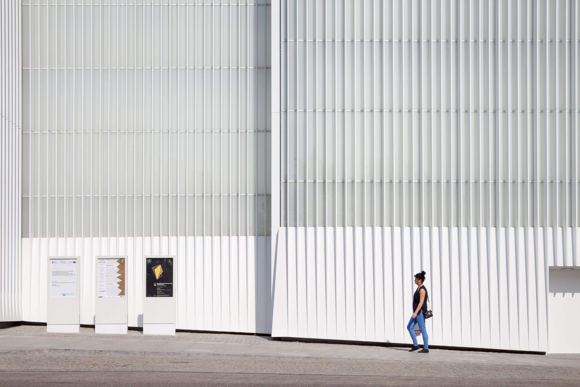 Photograph of Szczecin Philharmonic Hall, designed by Estudio Barozzi Veiga and located in Szczecin, Poland