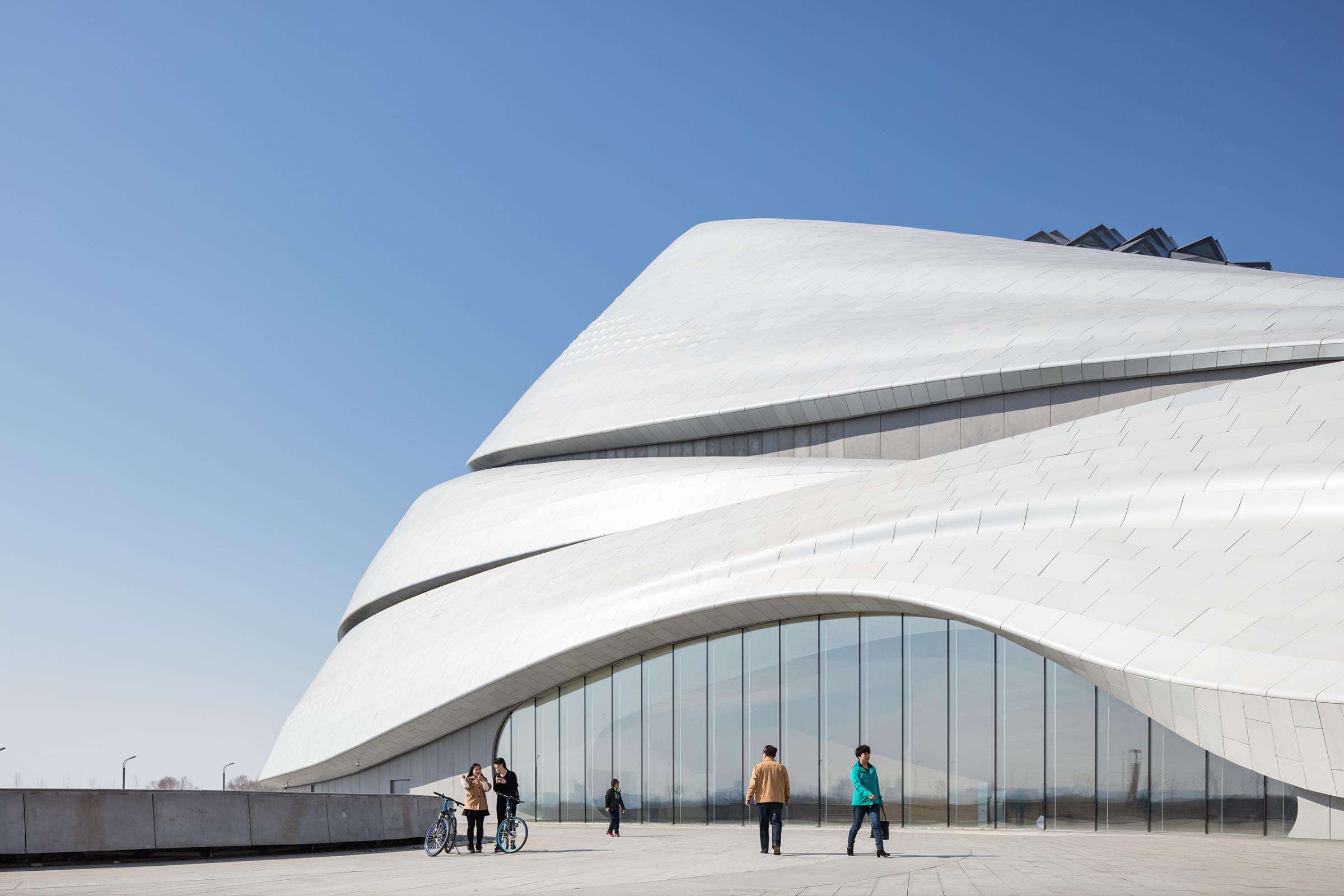 Photograph of Harbin Opera House, designed by MAD Architects and located in Harbin, China