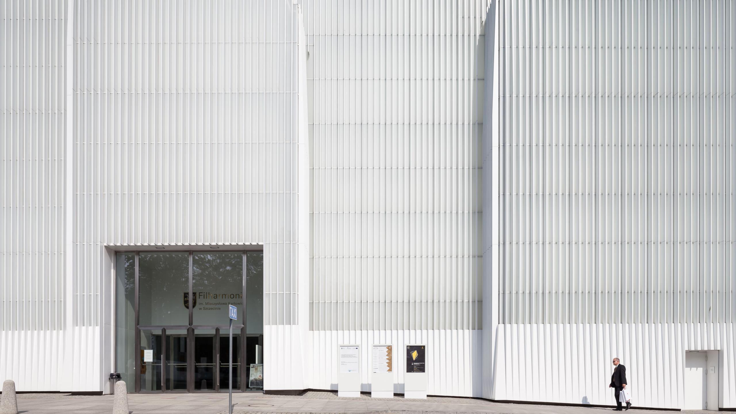 Photograph of Szczecin Philharmonic Hall, designed by Estudio Barozzi Veiga and located in Szczecin, Poland