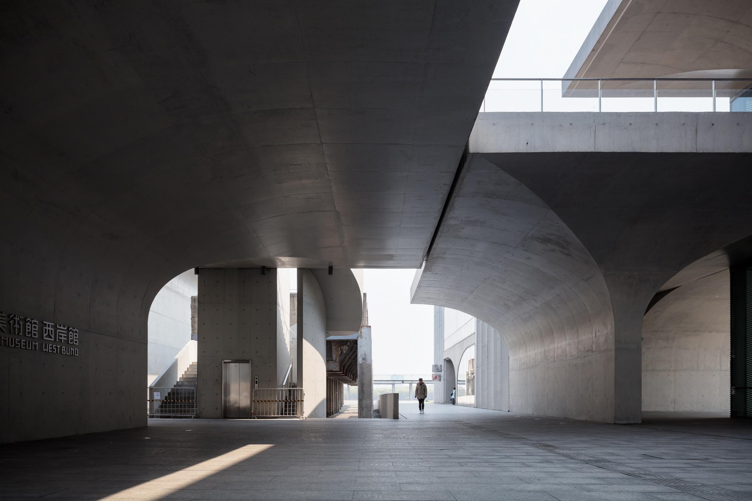 Photograph of Long Museum West Bund, designed by Atelier Deshaus and located in Shanghai, China