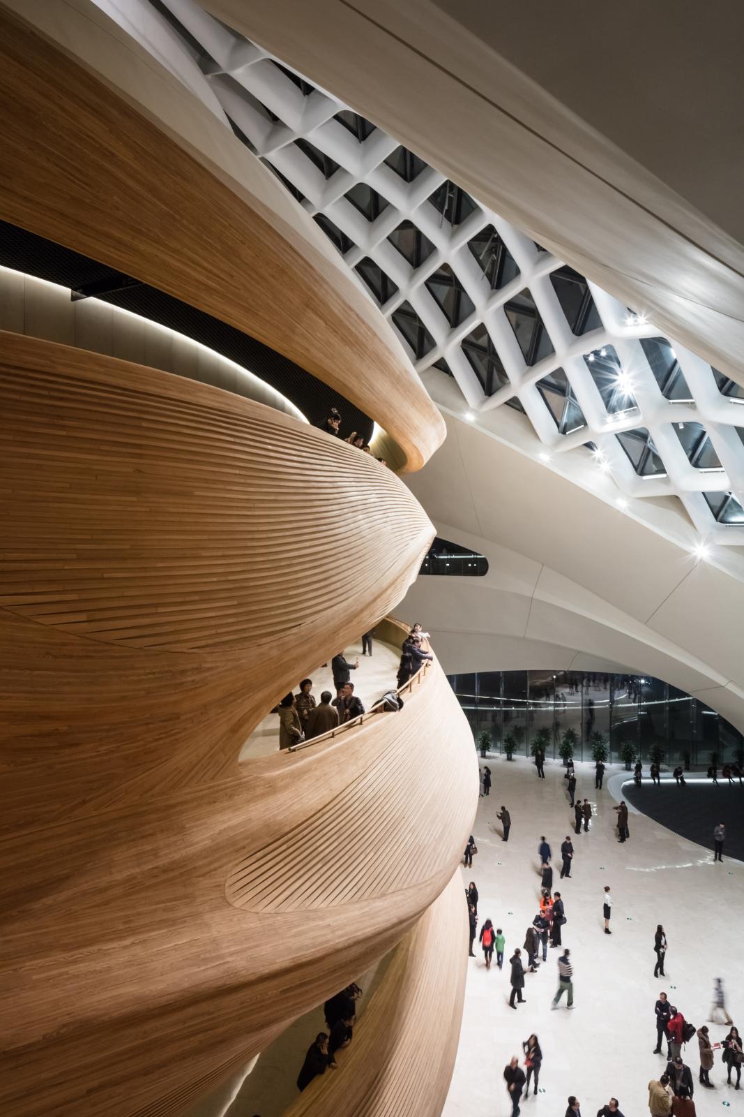 Photograph of Harbin Opera House, designed by MAD Architects and located in Harbin, China