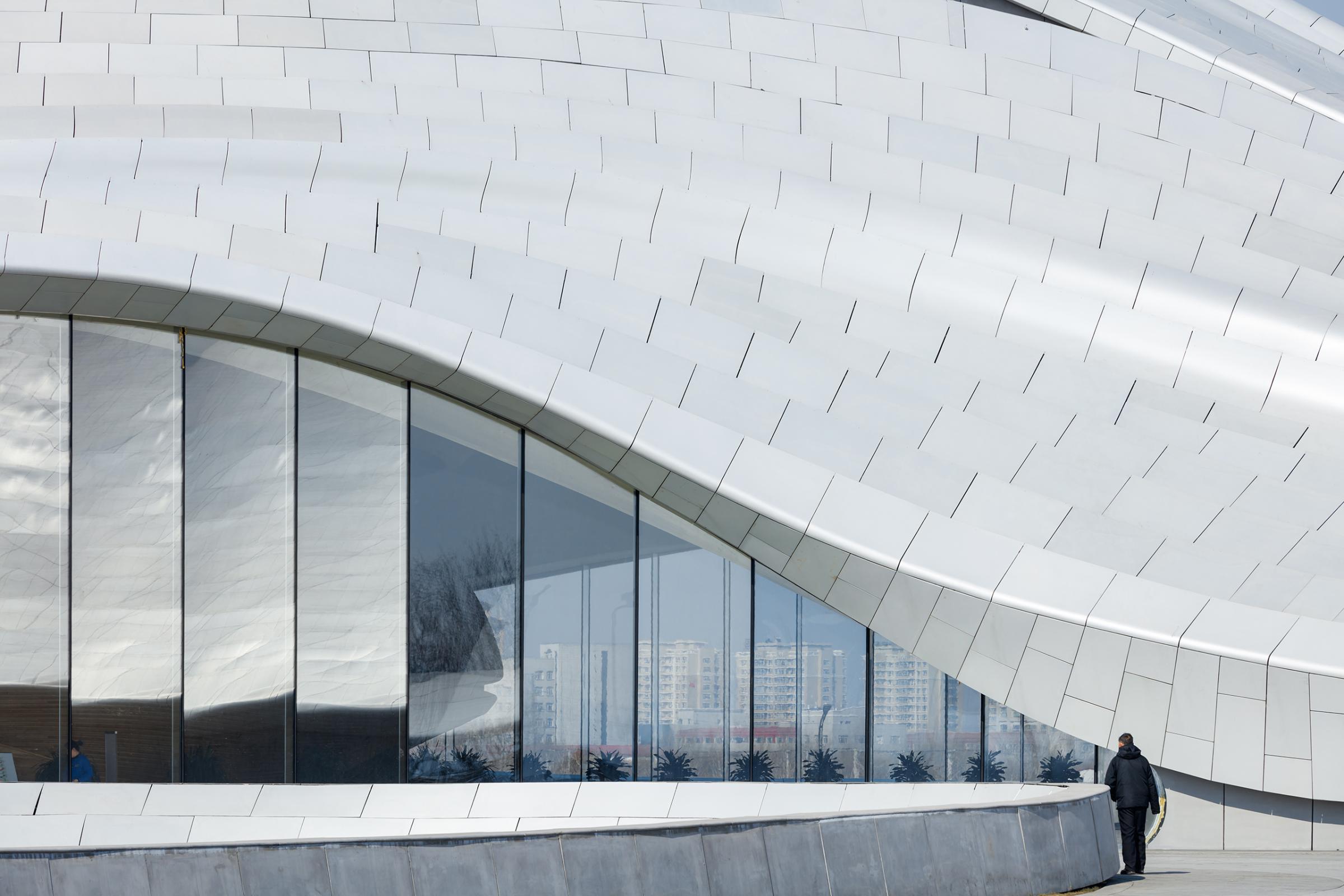 Photograph of Harbin Opera House, designed by MAD Architects and located in Harbin, China