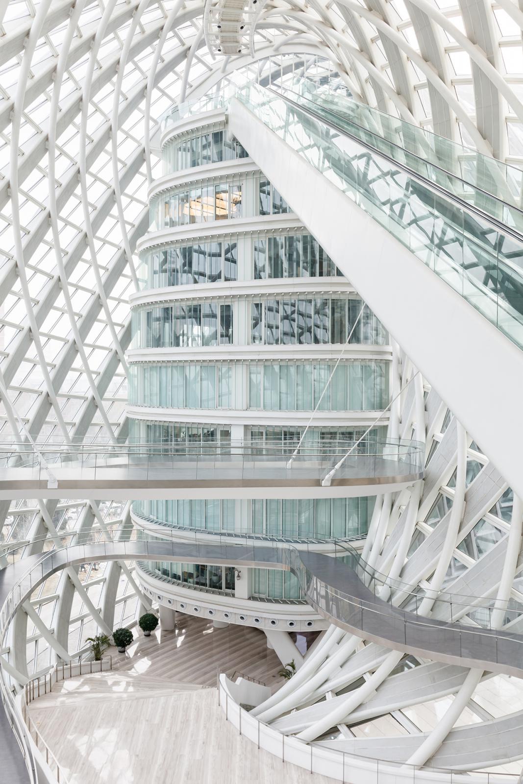 Photograph of Phoenix International Media Center, designed by BIAD UFo and located in Beijing, China