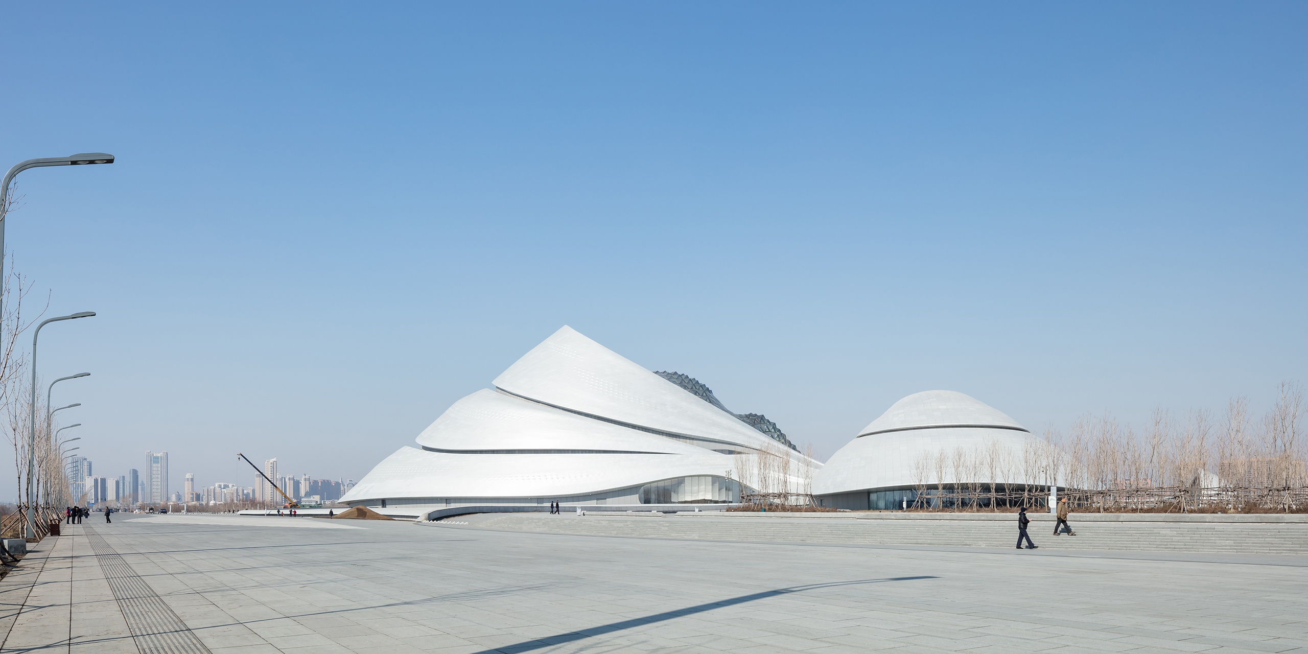 Photograph of Harbin Opera House, designed by MAD Architects and located in Harbin, China