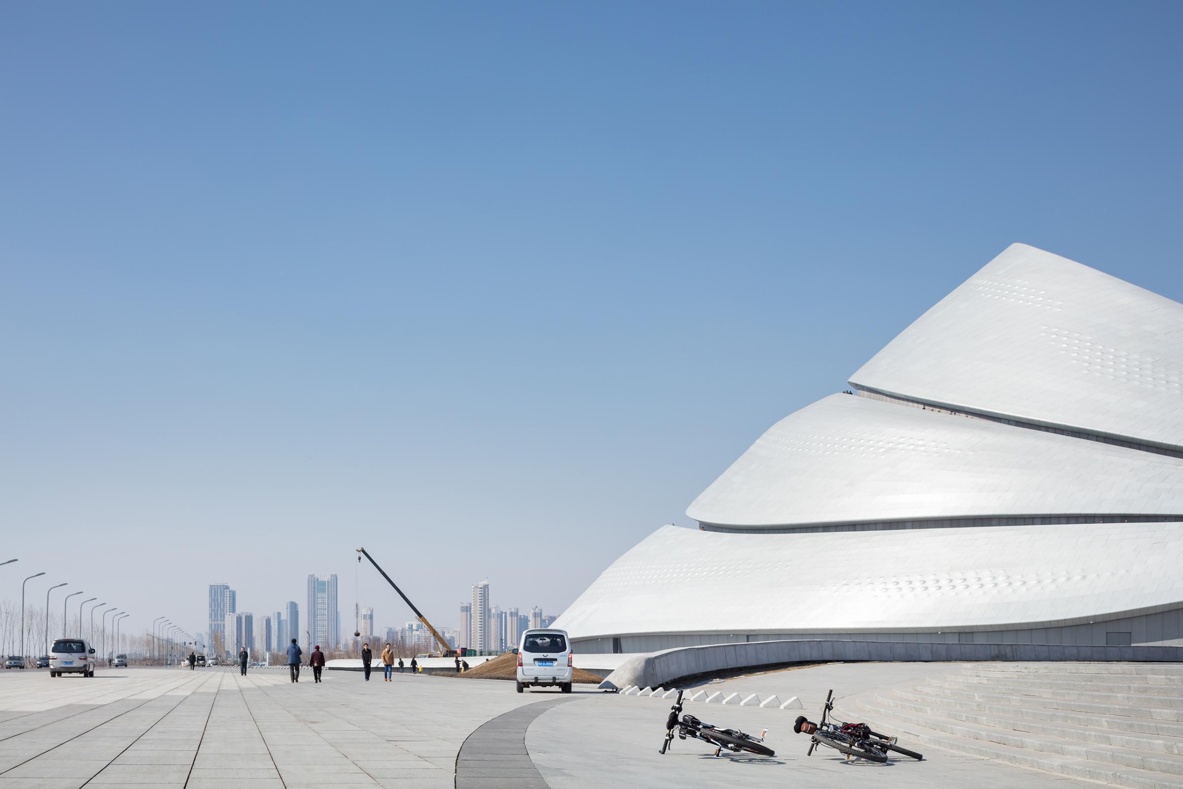 Photograph of Harbin Opera House, designed by MAD Architects and located in Harbin, China