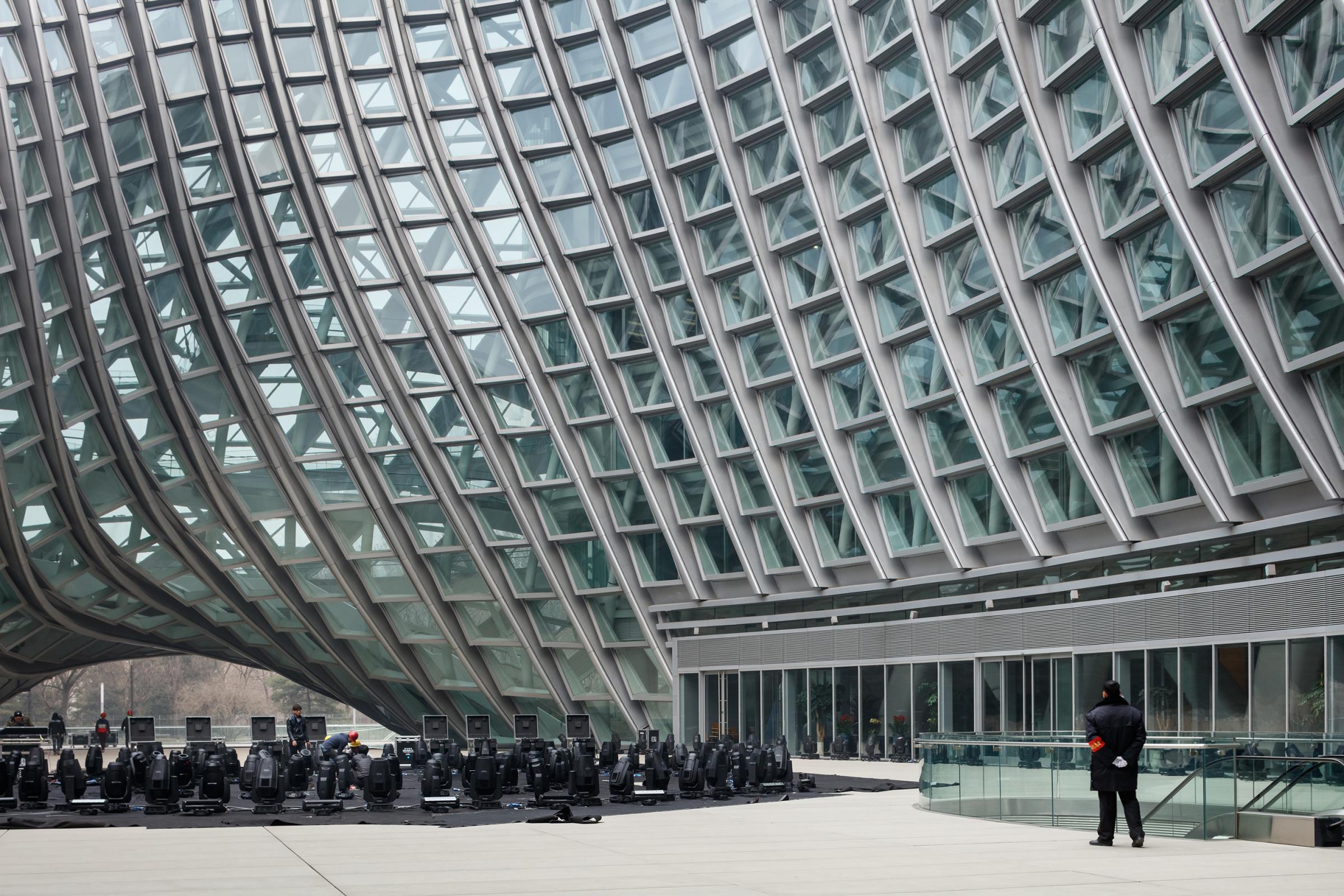 Photograph of Phoenix International Media Center, designed by BIAD UFo and located in Beijing, China