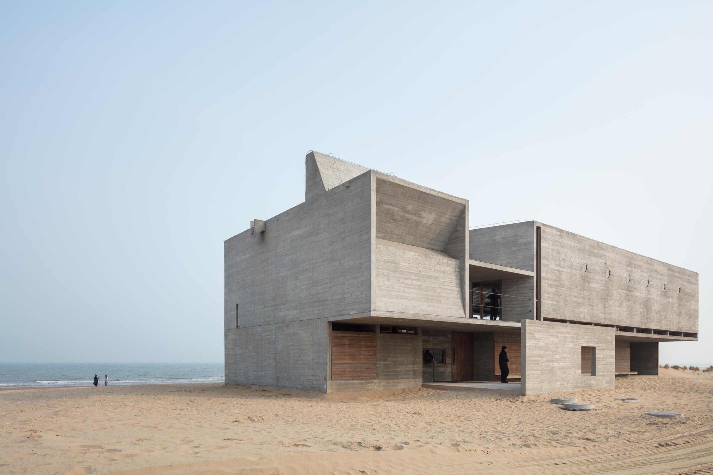 Photograph of Seashore Library, designed by Vector Architects and located in Beidaihe, China