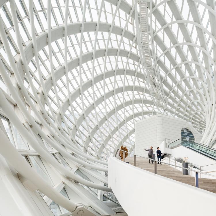 Cover photo of image set from Phoenix International Media Center, designed by BIAD UFo and located in Beijing, China. All photos by Pawel Paniczko Architectural Photography